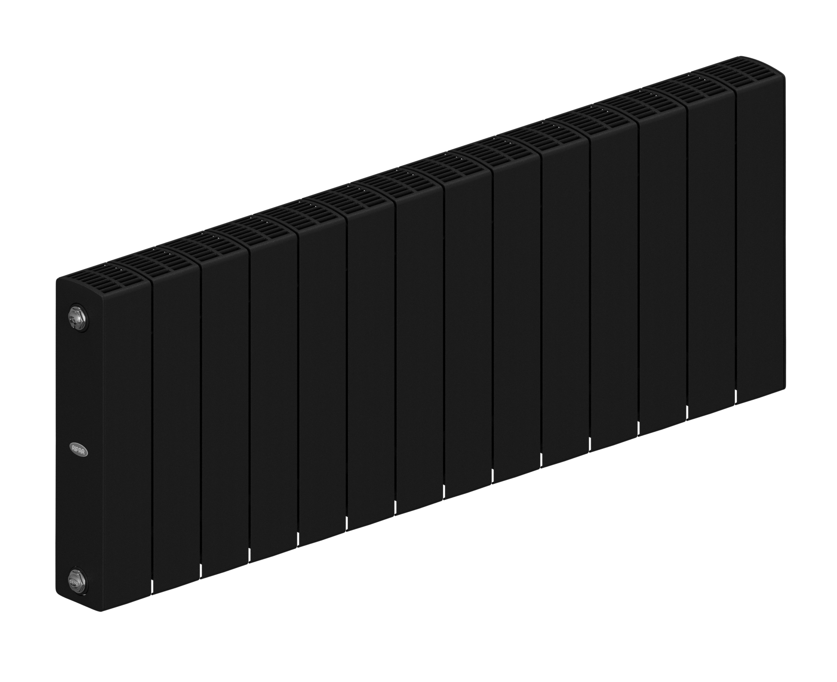 Rifar SUPReMO 350 - 14 секций цвет Антрацит, боковое подключение