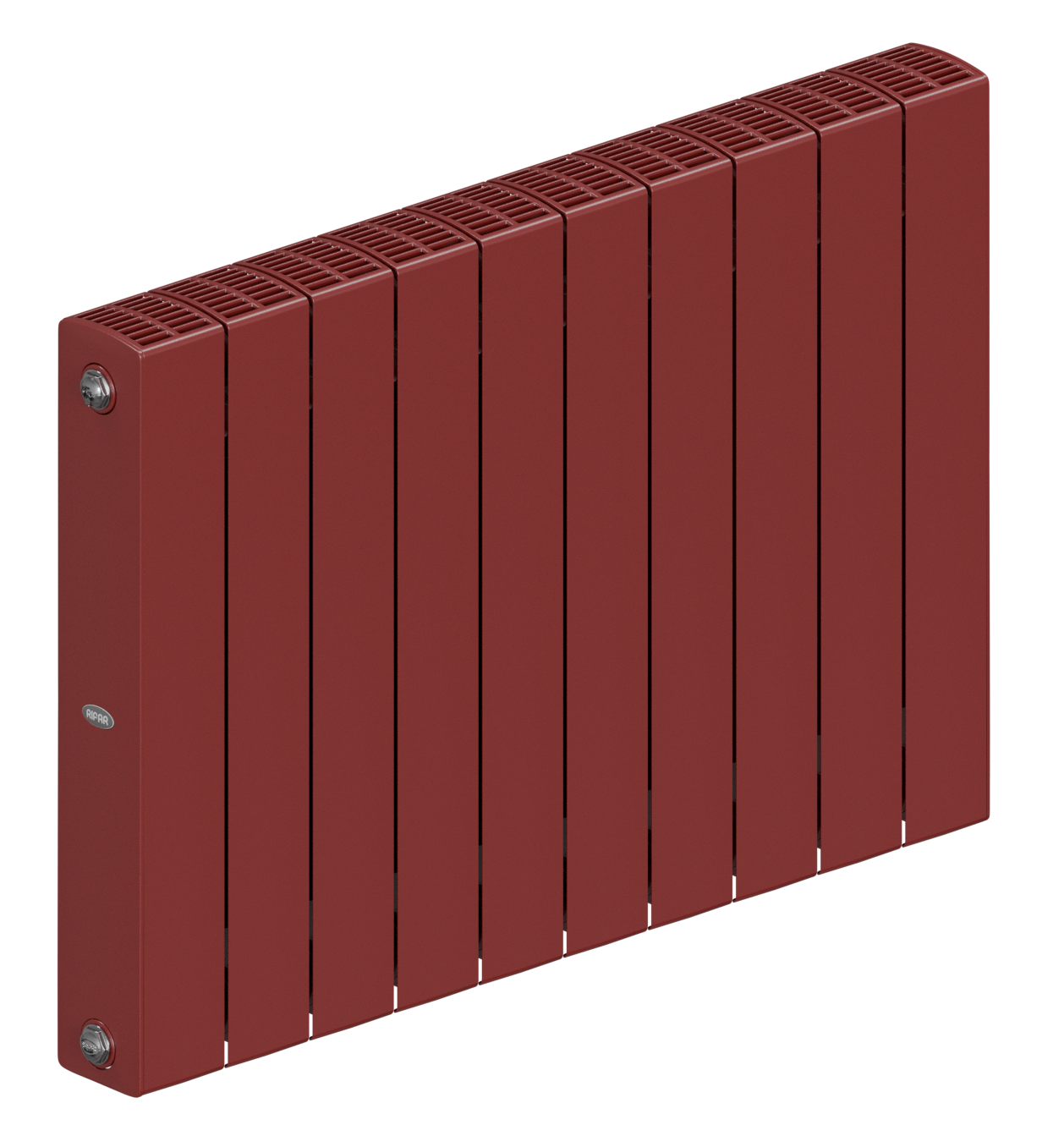 Rifar SUPReMO 500 - 10 секций цвет Бордо, боковое подключение