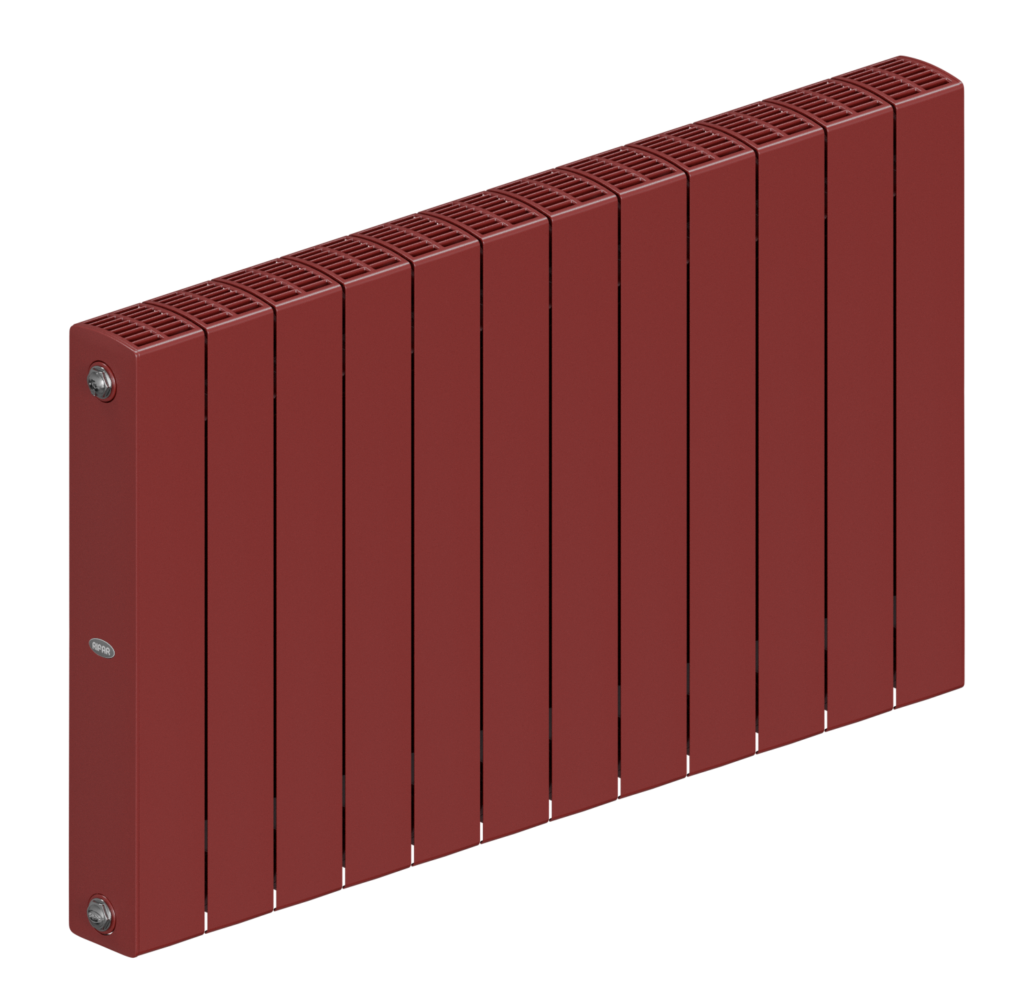 Rifar SUPReMO 500 - 12 секций цвет Бордо, боковое подключение