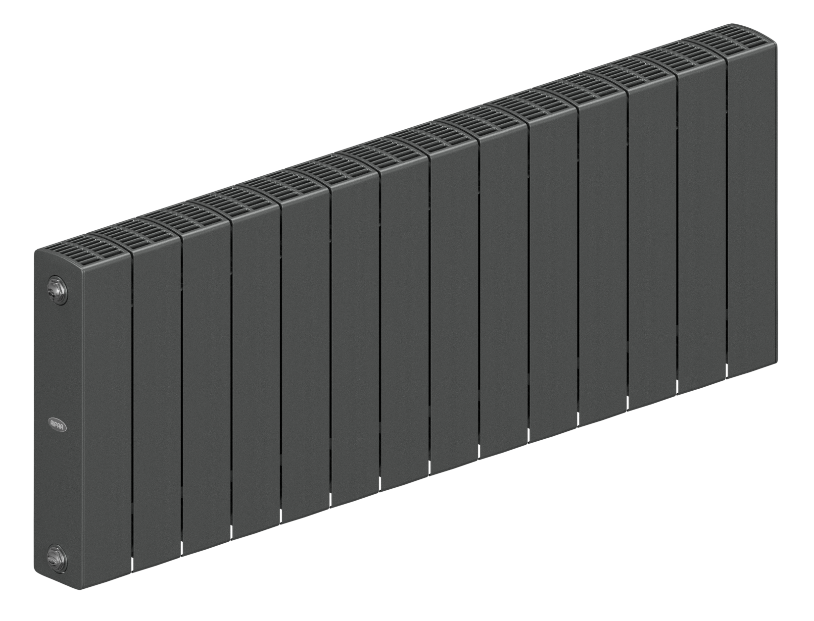 Rifar SUPReMO 350 - 17 секций цвет Титан, боковое подключение