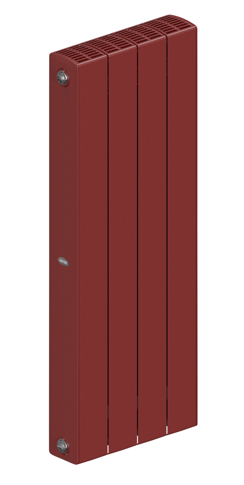 Rifar SUPReMO 800 - 3 секции цвет Бордо, боковое подключение