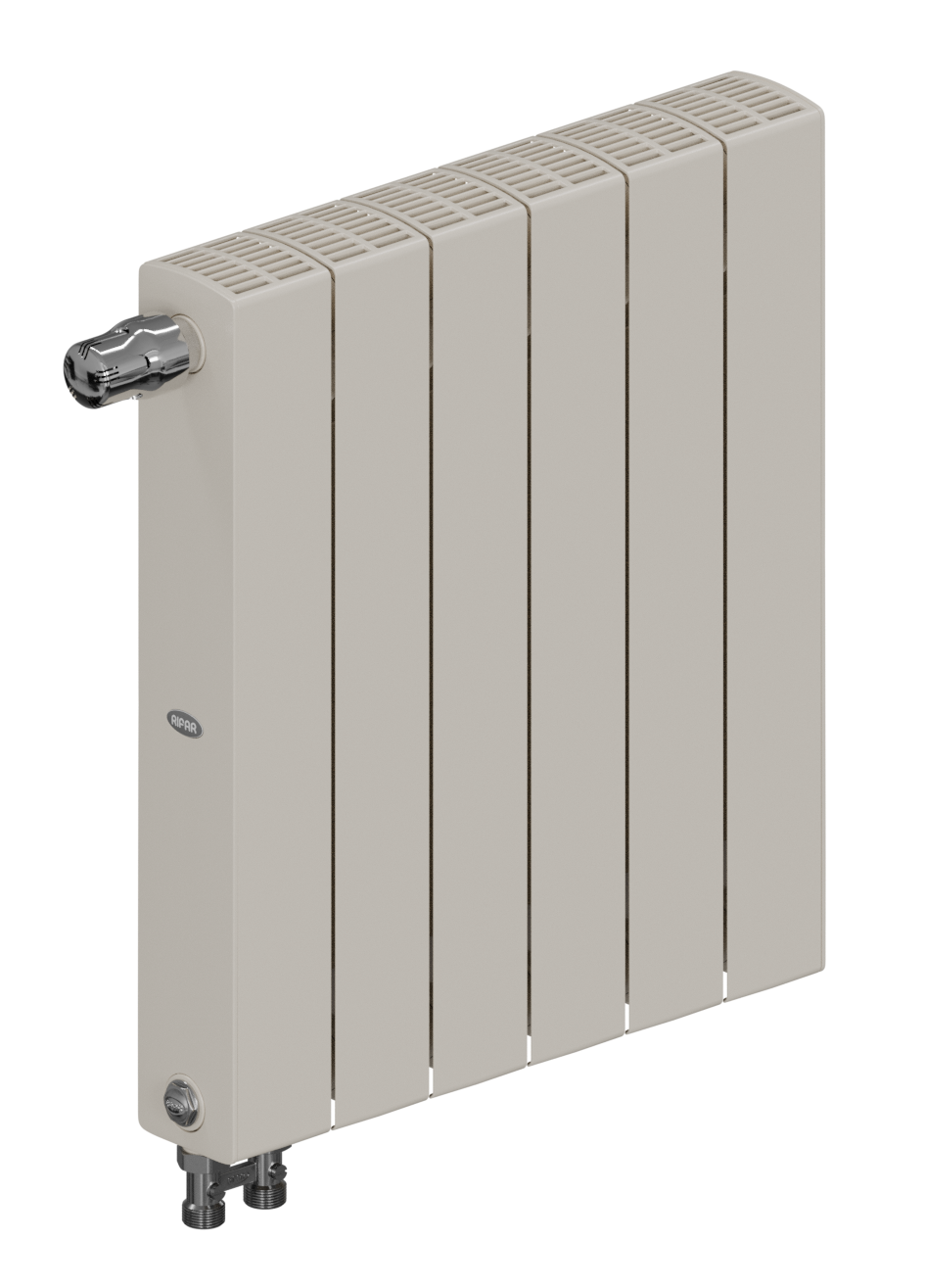 Rifar SUPReMO Ventil 500 - 6 секций цвет Айвори, нижнее левое подключение