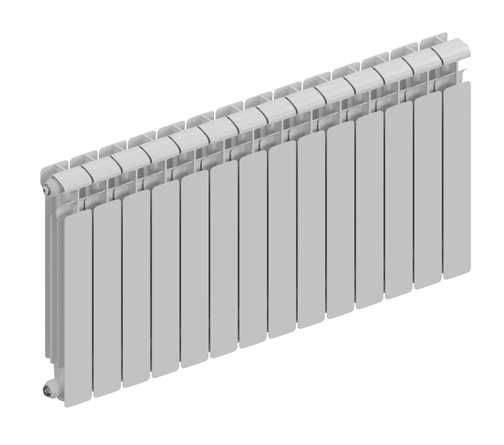 Rifar Alum Eco 500 - 14 секций боковое подключение