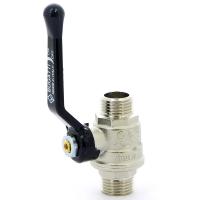 Bugatti Кран шаровой нар-нар 1/2" ручка рычаг, серия Oregon