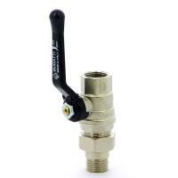 Bugatti Кран шаровой 1/2" с полусгоном ручка рычаг, серия Oregon
