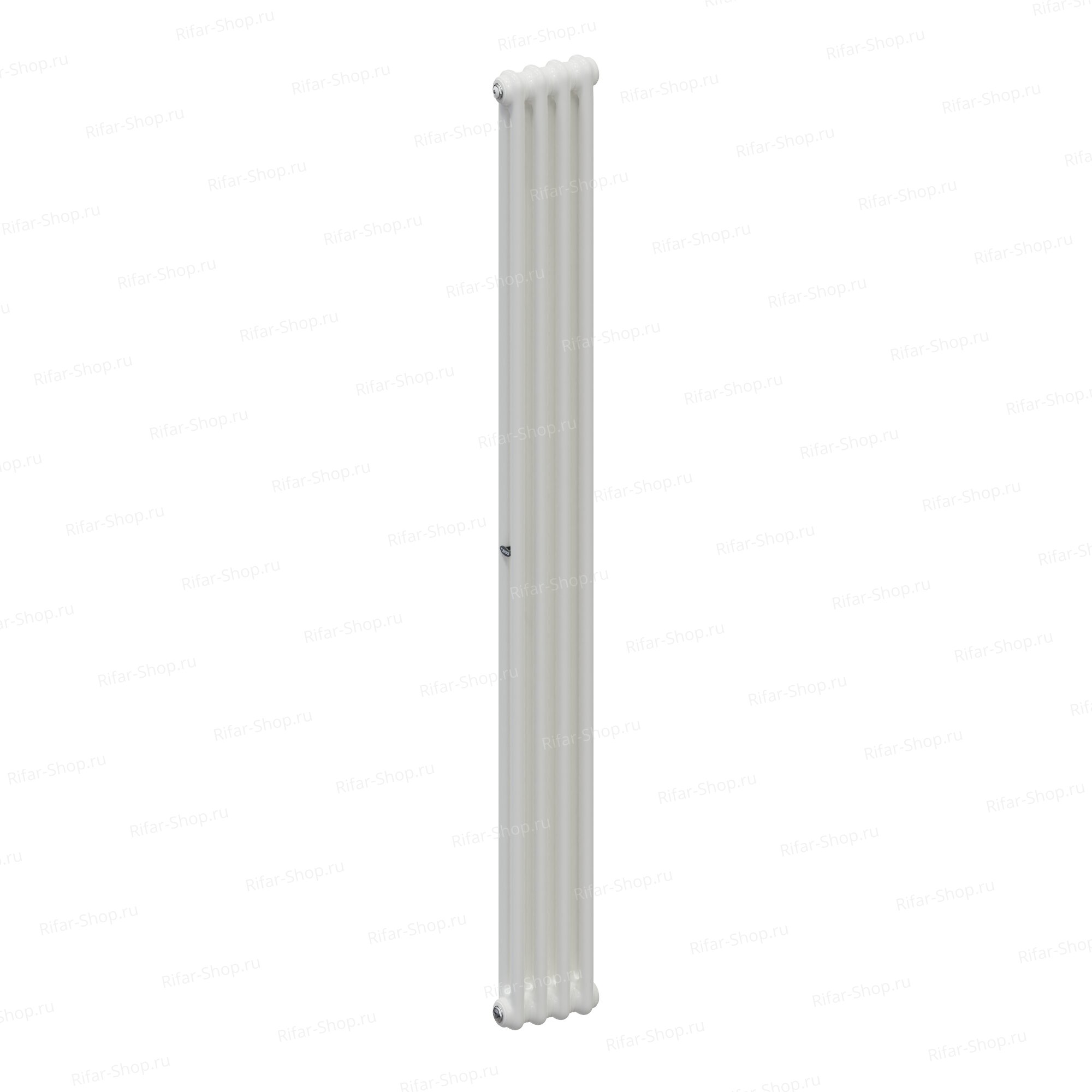 Rifar Tubog 2200-2 секции, 2-х трубчатый с боковым подключением, Белый